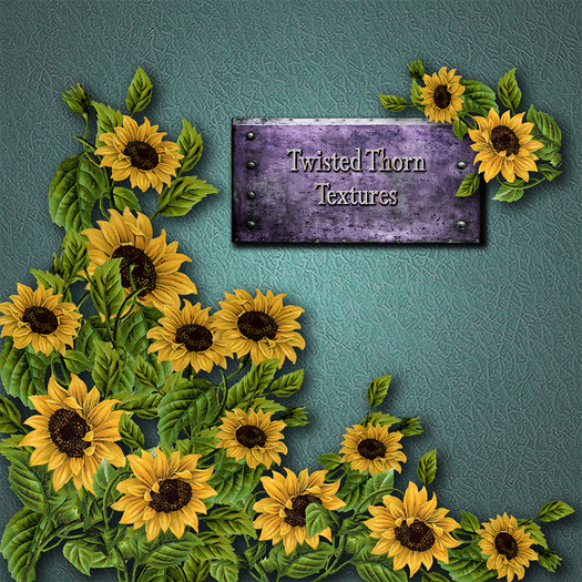 ~TTT~ Nighty's Sunflowers Set 1- Add On Pack