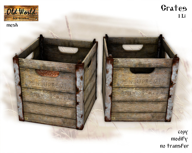 Crates - Old World - Rustic / Medieval