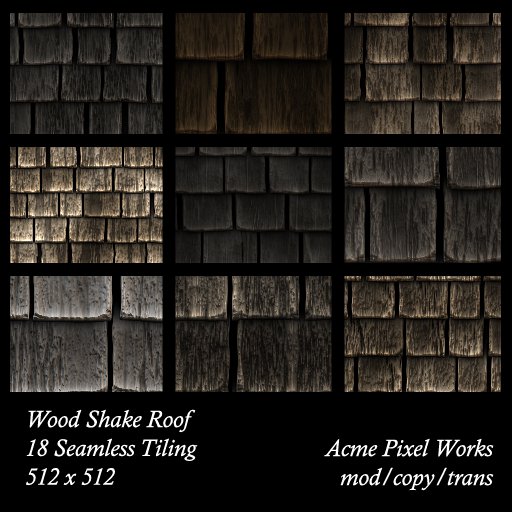 Textures - Wood Shake Roof