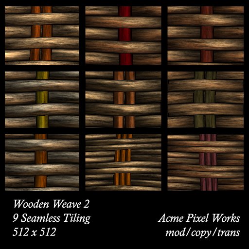 Textures - Wooden Weave 2