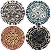 ^Dejavu^  Full Perm Modern Rug Texture 012