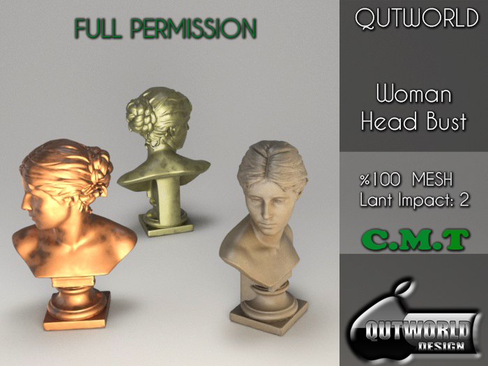 .::QUTWORLD Woman Head Bust::.FP 