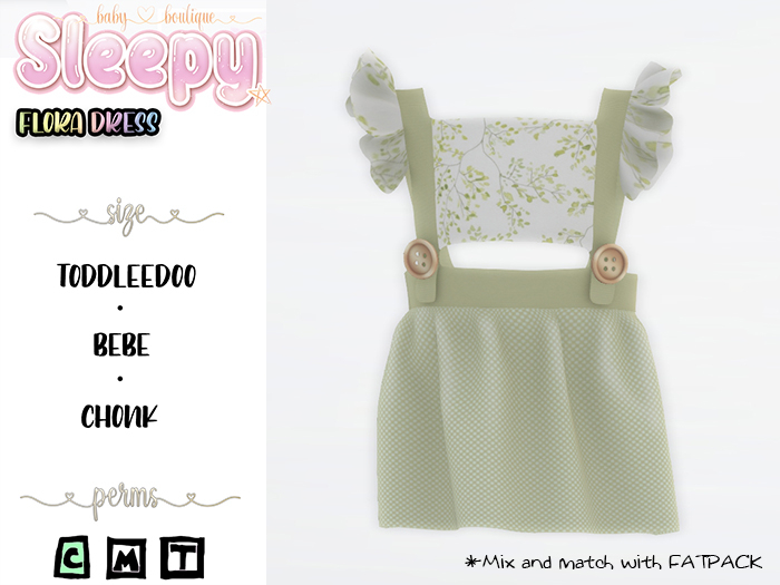 Sleepy. Flora Dress  Lavender