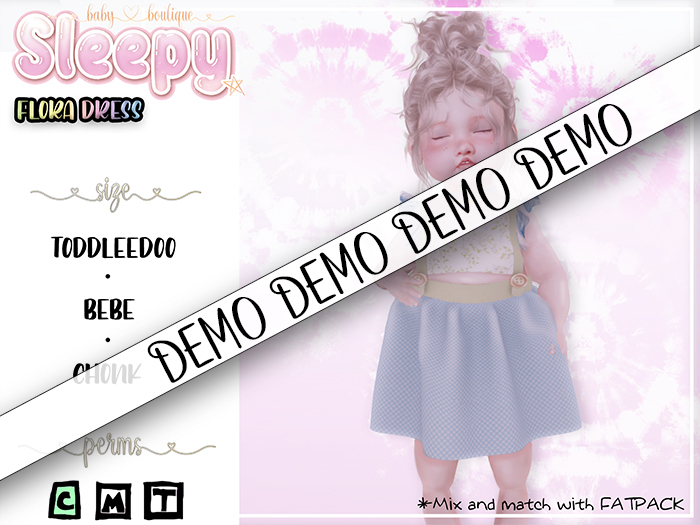 Sleepy. Flora Dress DEMO