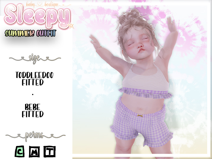 Sleepy. Summer Outfit FATPACK