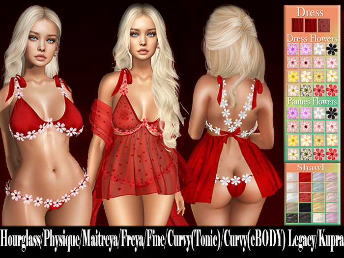InStyl-Triple the fun-Full Set-RedHourglass/Physique/Maitreya/Freya/Fine/Curvy(Tonic)/Curvy(eBODY) Legacy/Kupra