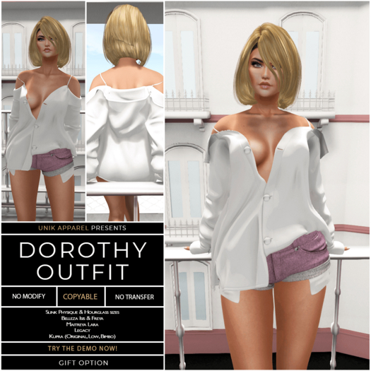 UNIK Apparel - Dorothy Outfits Affiliate Pack - 50% Commission