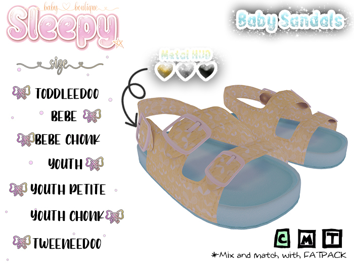 Sleepy. Baby Sandals Yellow Flowers