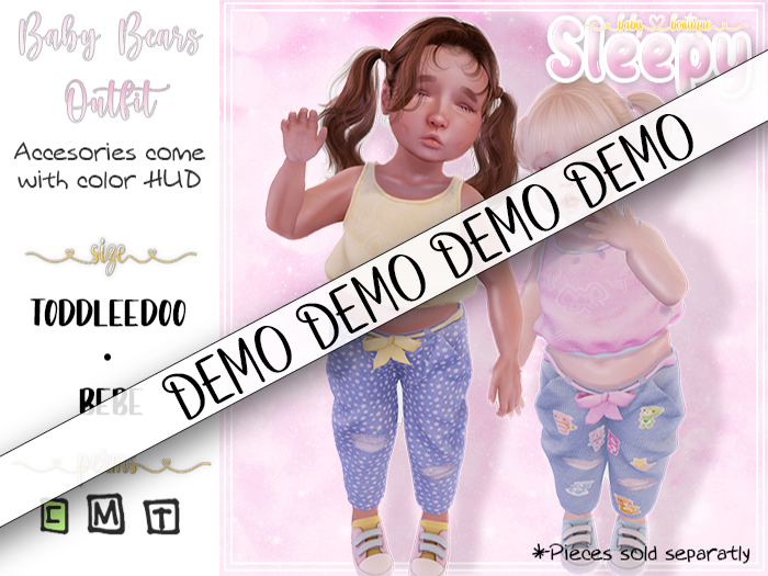Sleepy. Baby Bears DEMO