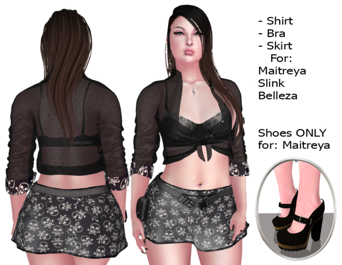SID10-F20 :(: AISHA OUTFIT [Skull]