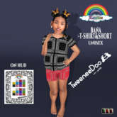 ((RBS)) BanA - T-shirt&short  {TWEENEEDOO} 