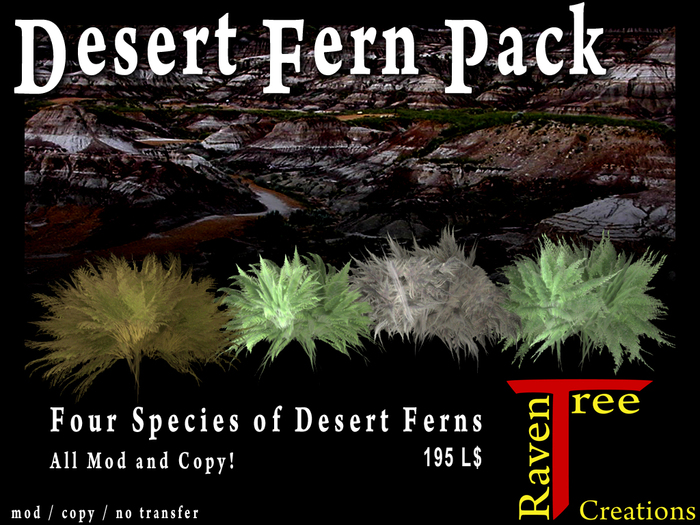 Raven Tree Desert Fern Pack [BOXED]
