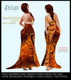 #PROMO#Emanuelle Halloween Gown Dress
