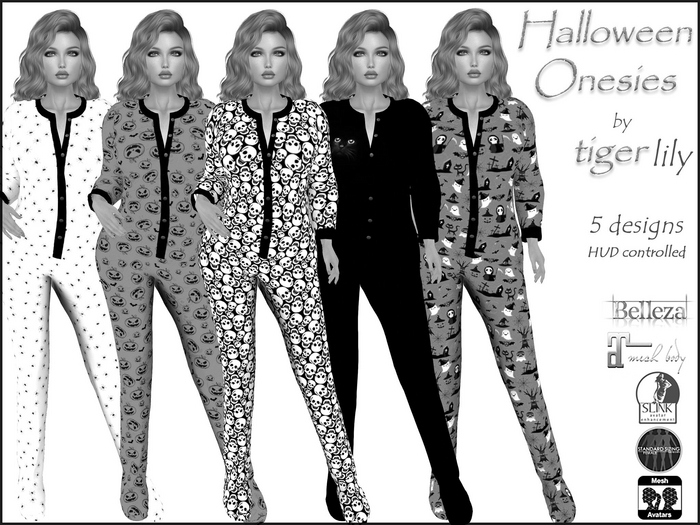 Tigerlily Designs Halloween Onesies DEMO