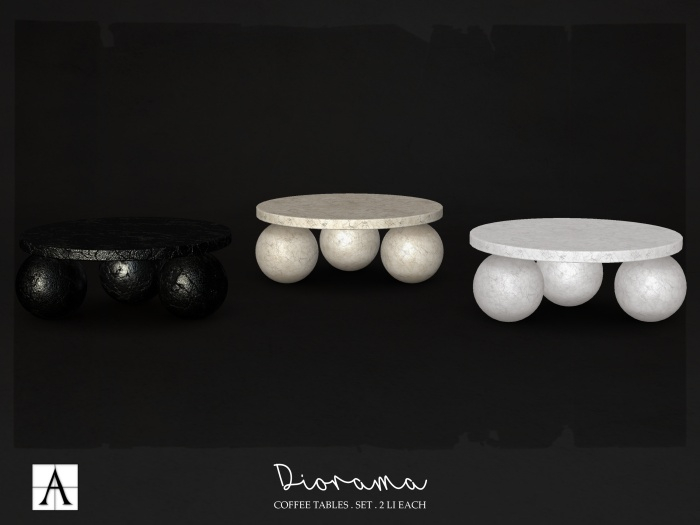 Architect. Diorama Coffee Tables (fatpack)
