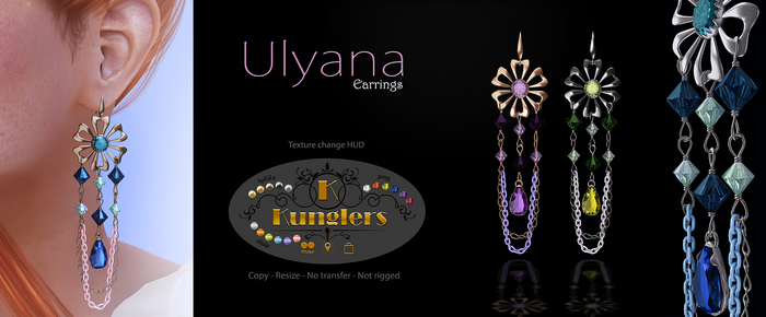 KUNGLERS - Ulyana earrings