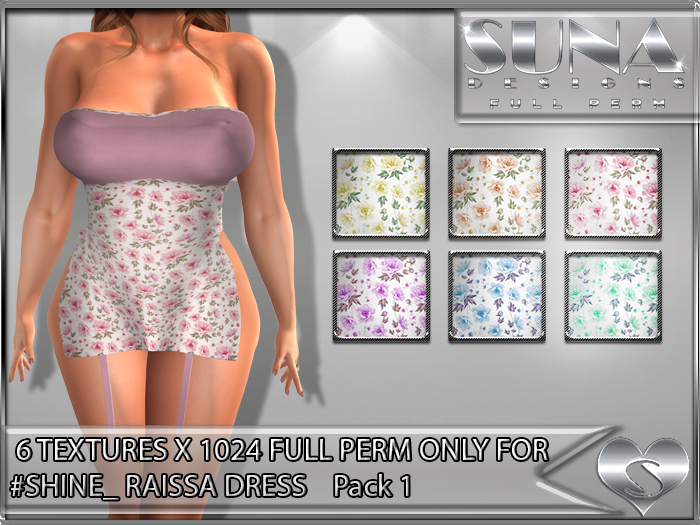 SD-SHINE RAISSA Pack 1-ONLY TEXTURES PACK
