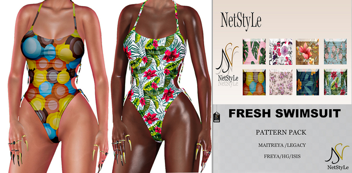 NetStyLe FRESH Swimsuit PATTERN