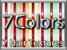 Zoy Texture [ Bright Hair Highlights ] Red Line 04 - 7 Colors