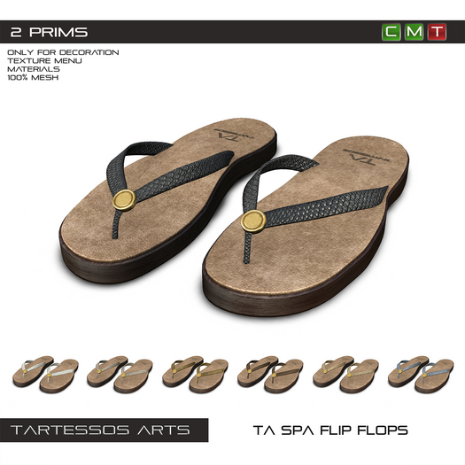 ::TA Spa Flip Flops