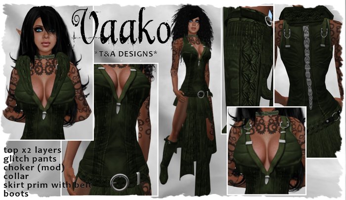 *T&A Designs* VAAKO SAGE outfit accessories and boots  *TD*