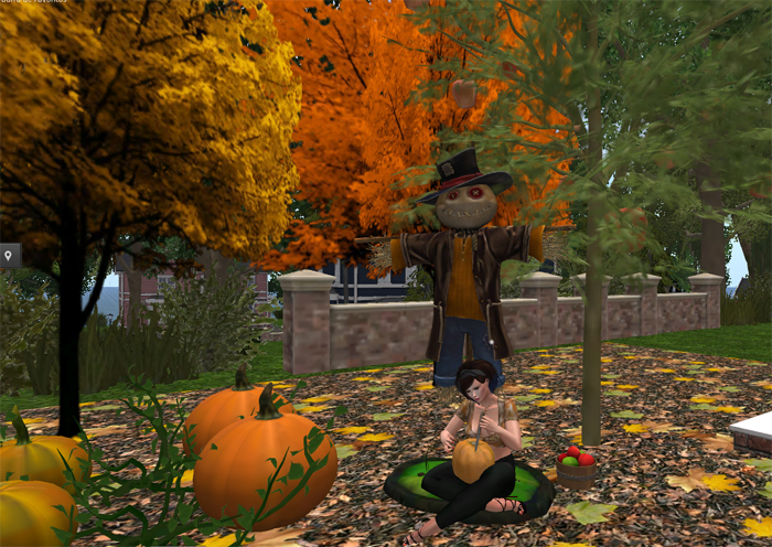Halloween Scarecrow with Pose box