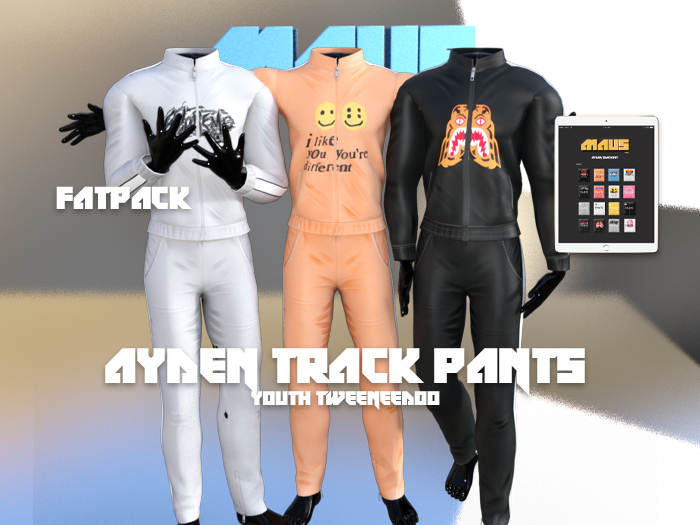 MAUS // Ayden Track Pants - Fatpack - ADD