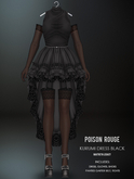 POISON ROUGE Kurumi Dress Black 