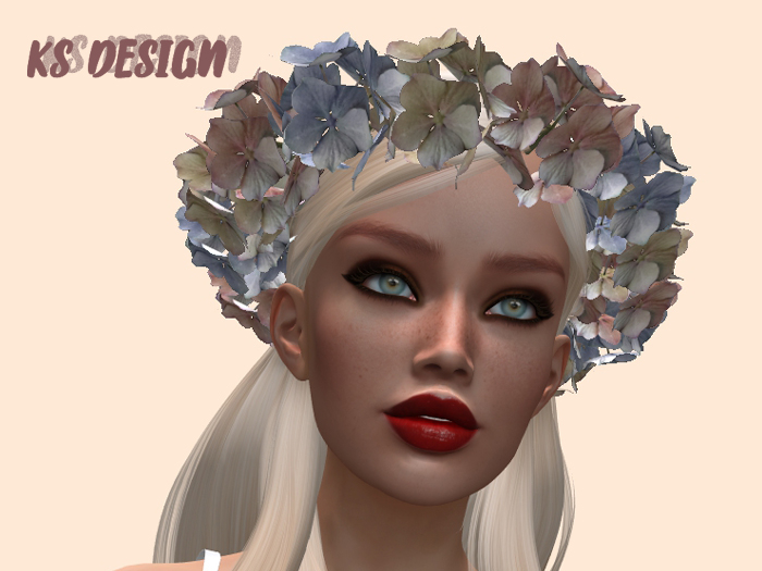 KS Design: Small wreath of autumn hydrangeas