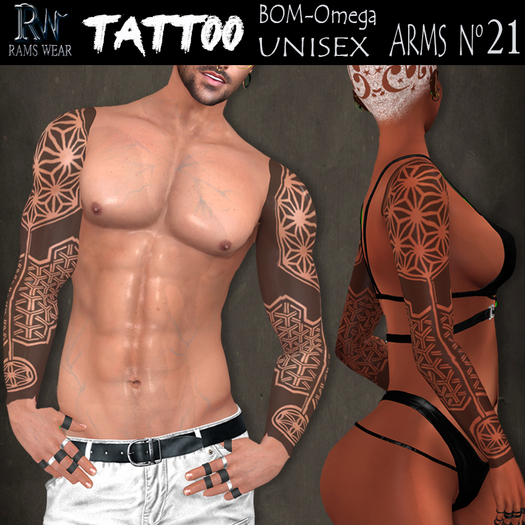RAMS WEAR.-Tattoo-Arms N 21