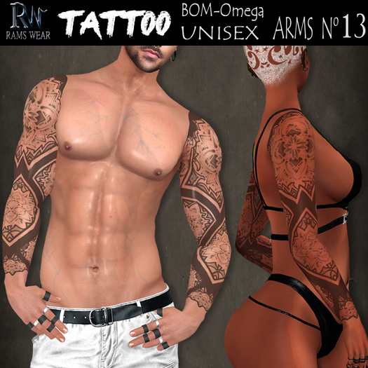 RAMS WEAR.-Tattoo-Arms N 13