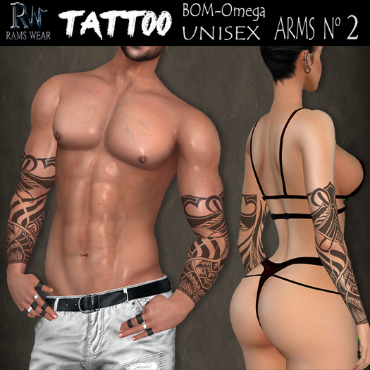 RAMS WEAR.-Tattoo-Arms N 2