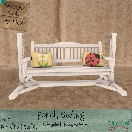 SSMS - Porch Swing Boxed
