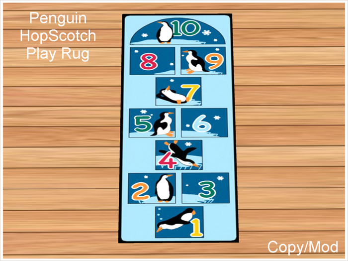*CC* Penguin HopScotch Play Rug 