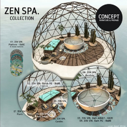 Concept} 02. ZEN SPA. Bench - RARE