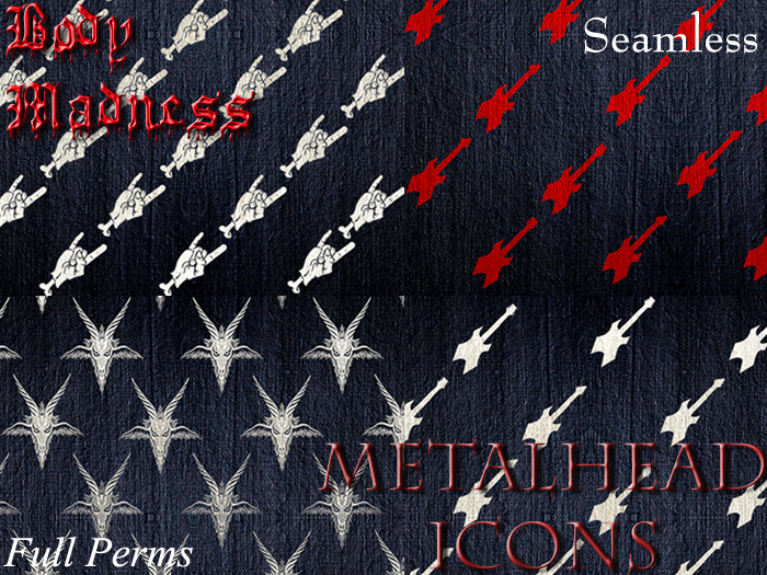 BM - Seamless Metalhead icons