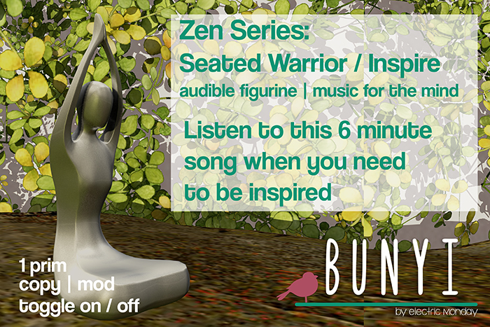 Bunyi Zen Series: Seated Warrior / Inspire