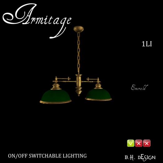 BHD Armitage Lighting 2 Emerald