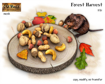Nuts wood cut with hamster - Old World - Gadren Decotations - Fall