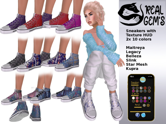 [RG] Girl Power Sneakers  Fatpack (Box)