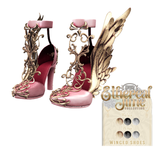 :Moon Amore: Ethereal Time/  Winged Shoes - ROSE