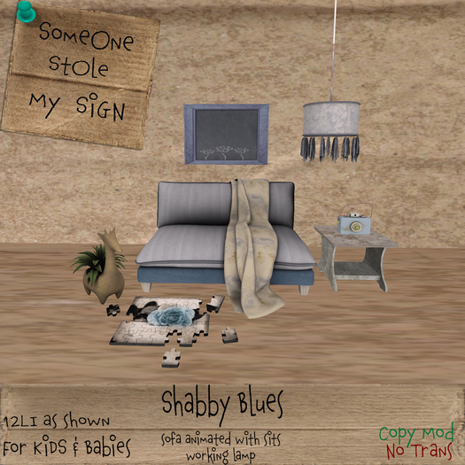 SSMS - [Shabby Blues set ]