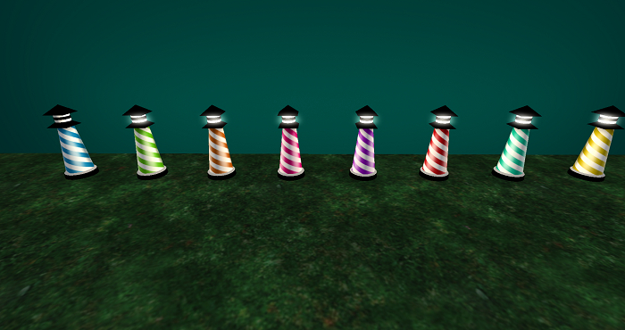 mini light house package lamp