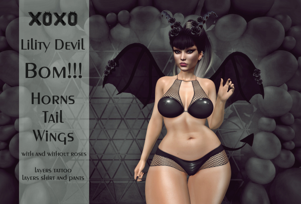 XOXO -  Lility Devil Black BOM!