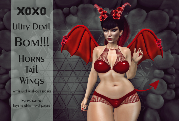 XOXO -  Lility Devil Red BOM!