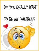 Do you really want to be my partner C330 CARD