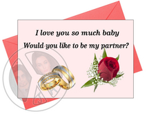 Would you like to be my partner C316 CARD