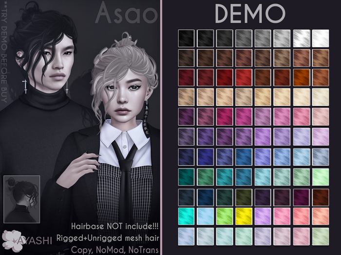 [^.^Ayashi^.^] Asao hair-DEMO