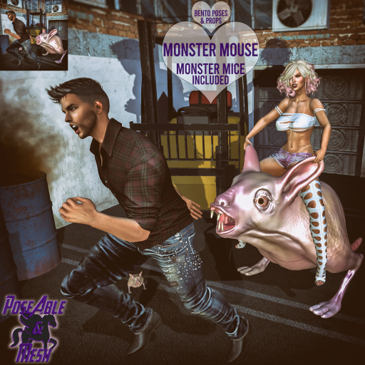 PoseAble & Mesh ~ Monster Mouse