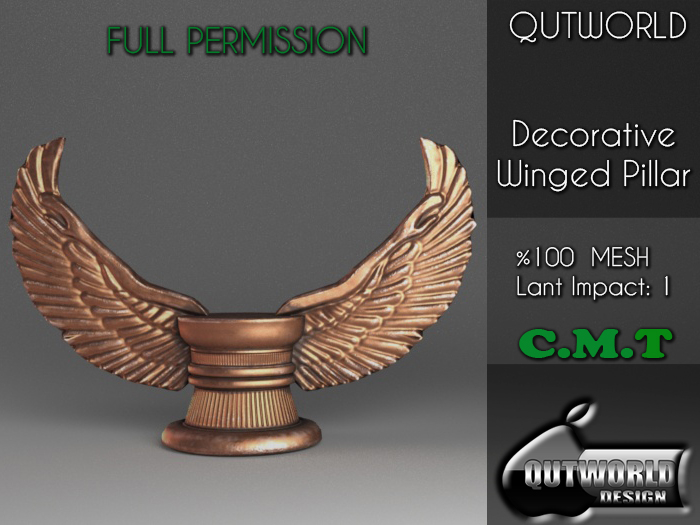 .::QUTWORLD Decorative Winged Pillar::.FP